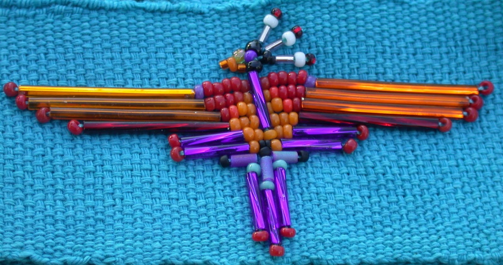 Bead With Tippy Beading on Fabric