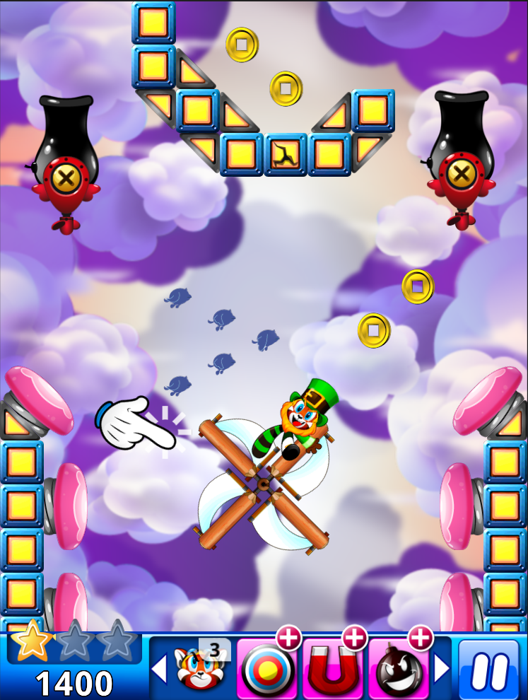 Super Kidd Cannon mobile game 