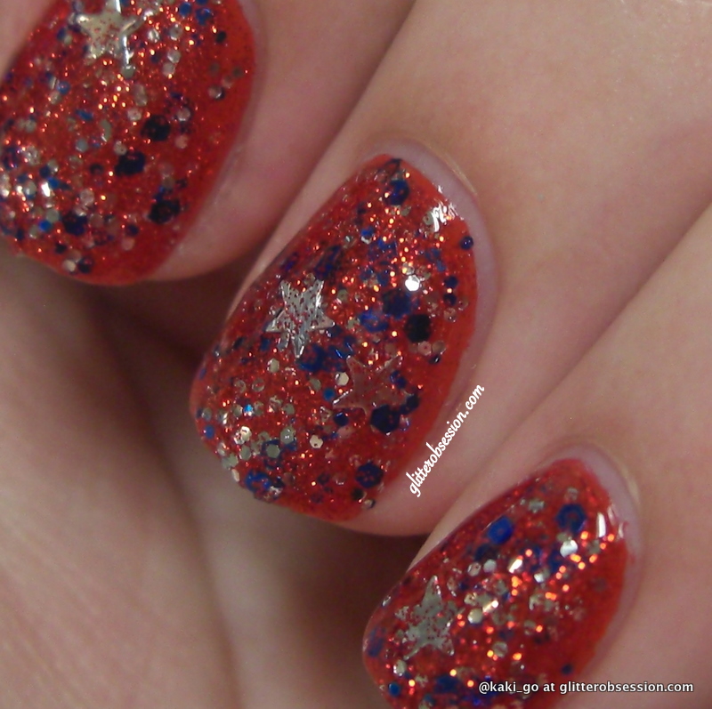 glitter obsession July Julep Maven American Beauty