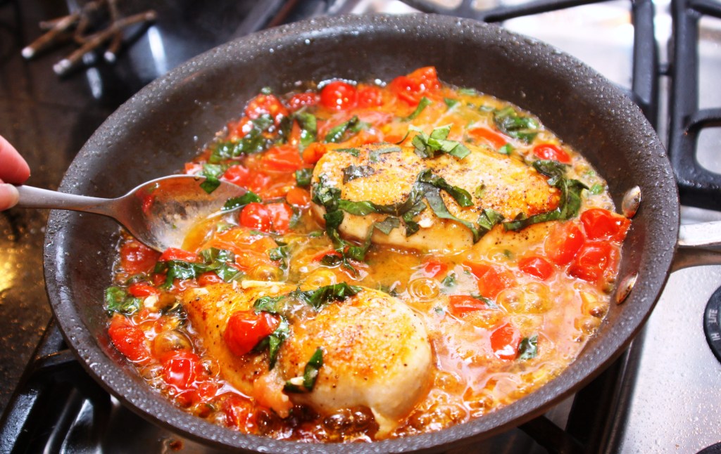 Karrissa's Kitchen Tomato Basil Chicken