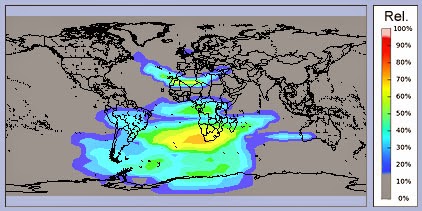 6 Meter Propagation Map G0Kya's Amateur Radio Blog