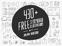 FREE VECTOR STORYBOARD ILLUSTRATIONS BY JULIAN BURFORD