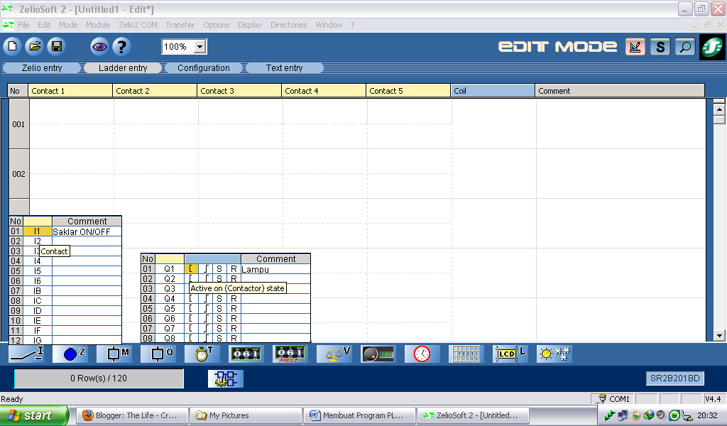 Automation Engineering: Membuat Program PLC Lampu ON-OFF dengan ...