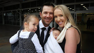 Ricky Ponting Wife Rianna With Daughter Emmy 