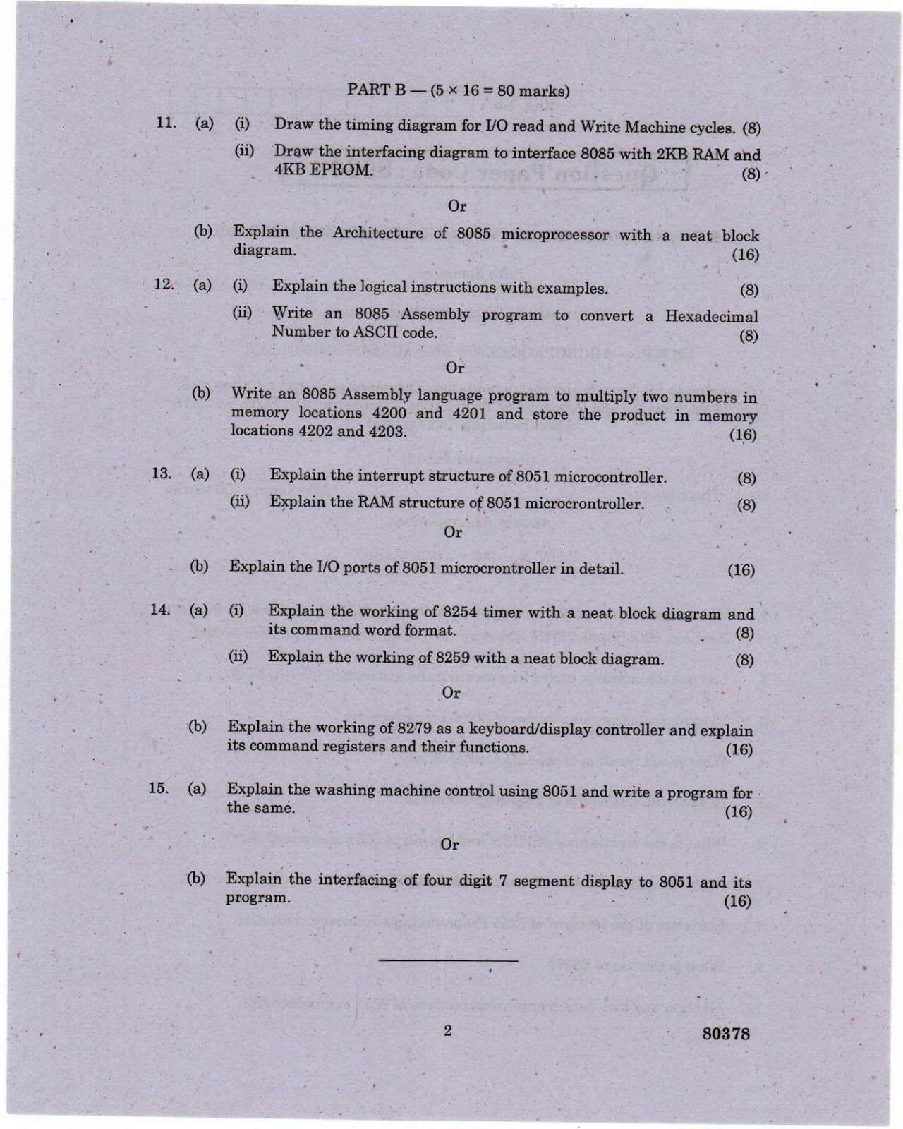 CSE Notes : SEM IV Question Papers 2016