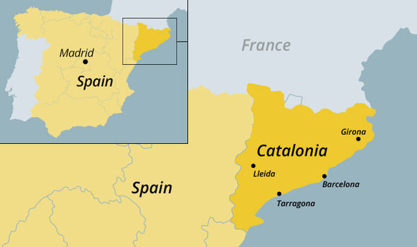 Geografi Catalonia Spanyol
