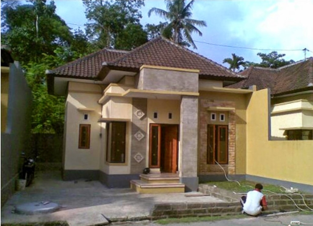 54 Desain Rumah Sederhana di Kampung Yang Terlihat Cantik dan Mewah ...