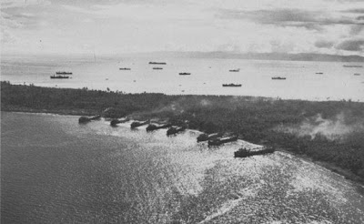 Armada perang AS di Morotai