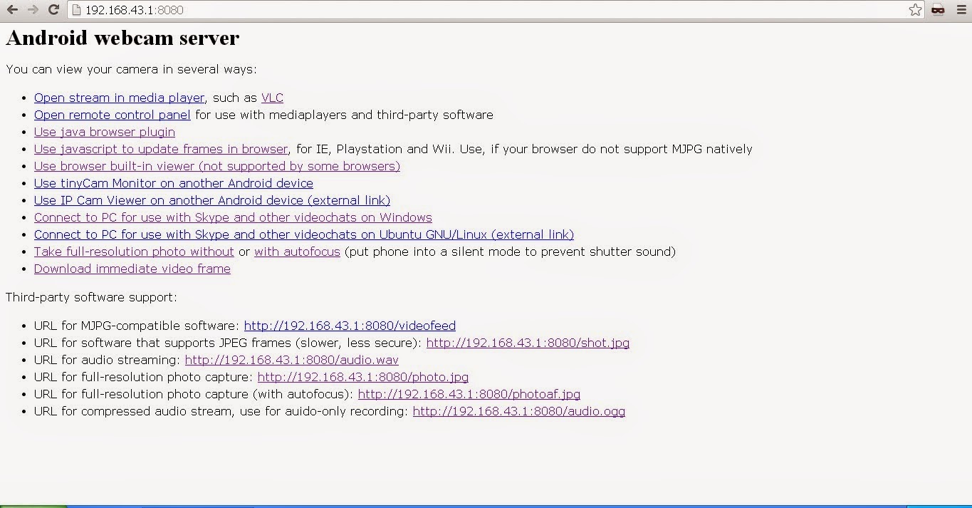This url is not supported