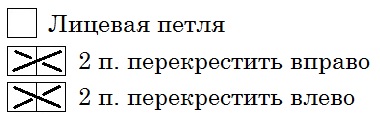 простой узор спицами описание prostie uzori spicami