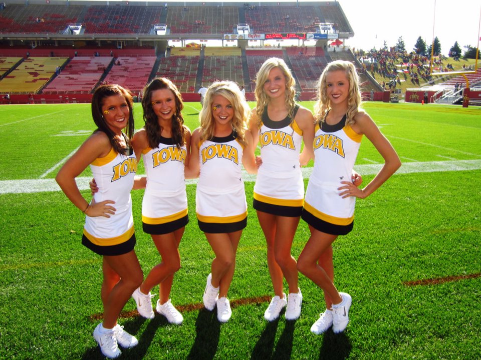 NFL and College Cheerleaders Photos Iowa Cheerleaders & Dancers Are Back