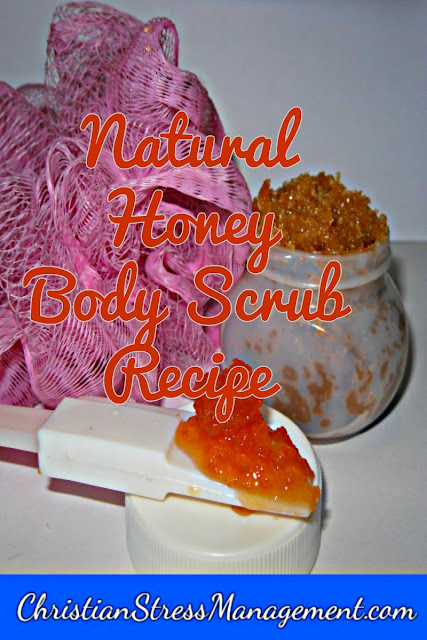 Natural Honey Body Scrub for Stress Management 