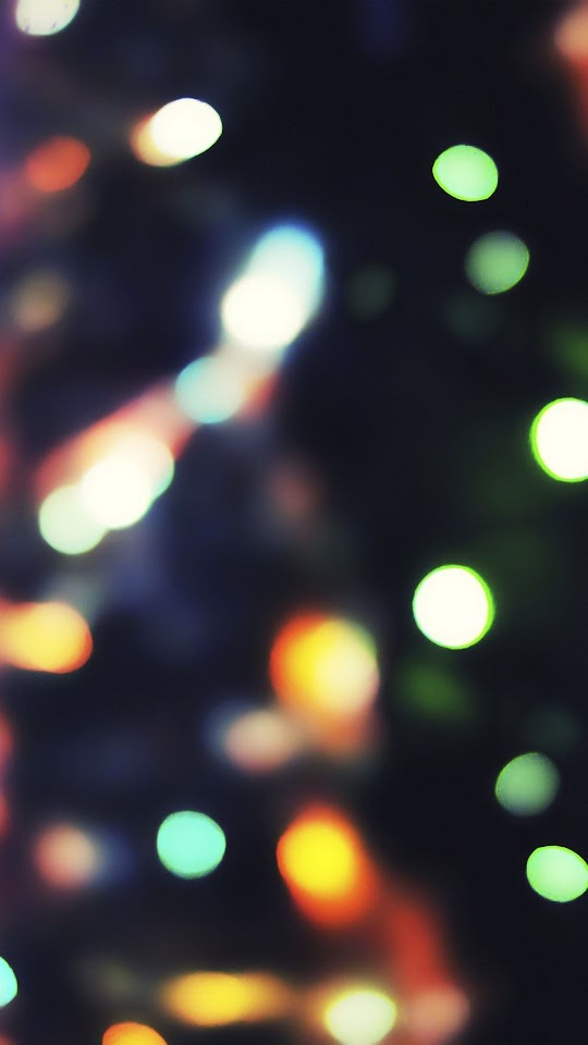 Christmas Tree Lights Bokeh  Android Best Wallpaper