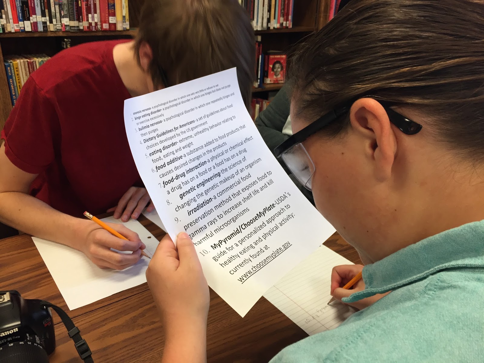 Learning disability simulation activity picture