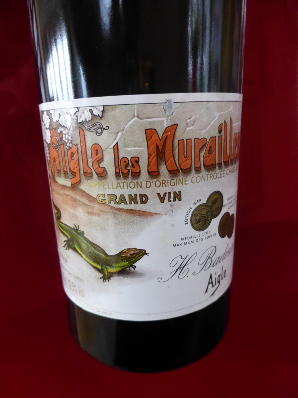 Oinophilist Henri Badoux Aigle Les Murailles 2014