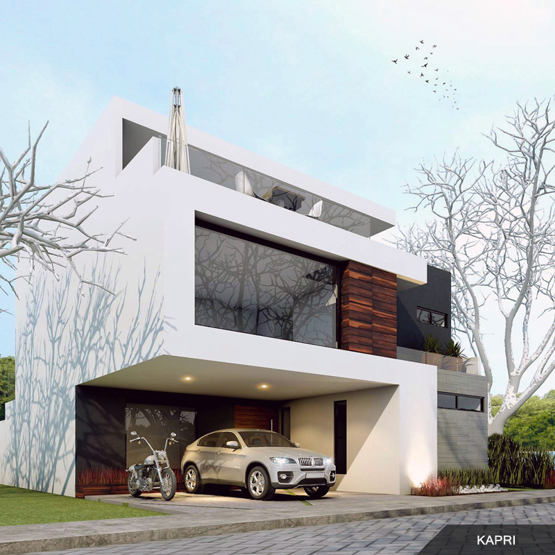 Casas Modernas De 3 Pisos Linea Elixio Modelos De Fachadas Planos De Casas 3d Zen Ambient