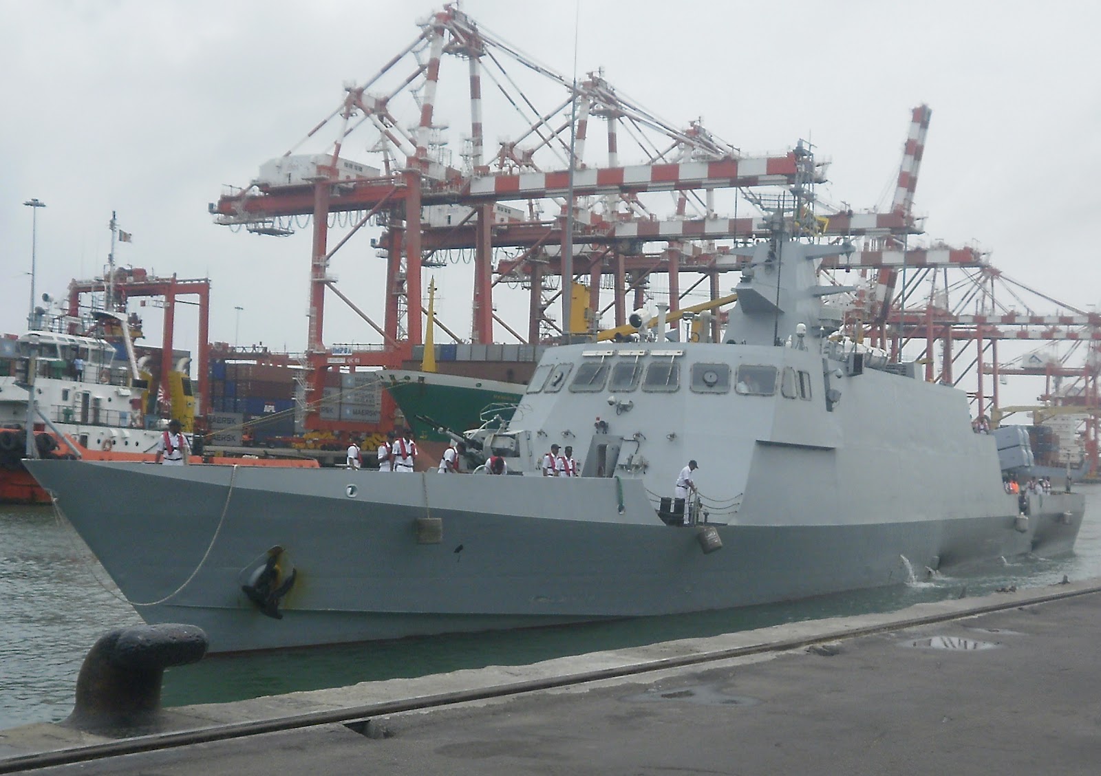 Akram Abid Pakistan Naval Ship on a Goodwill Visit to Sri Lanka