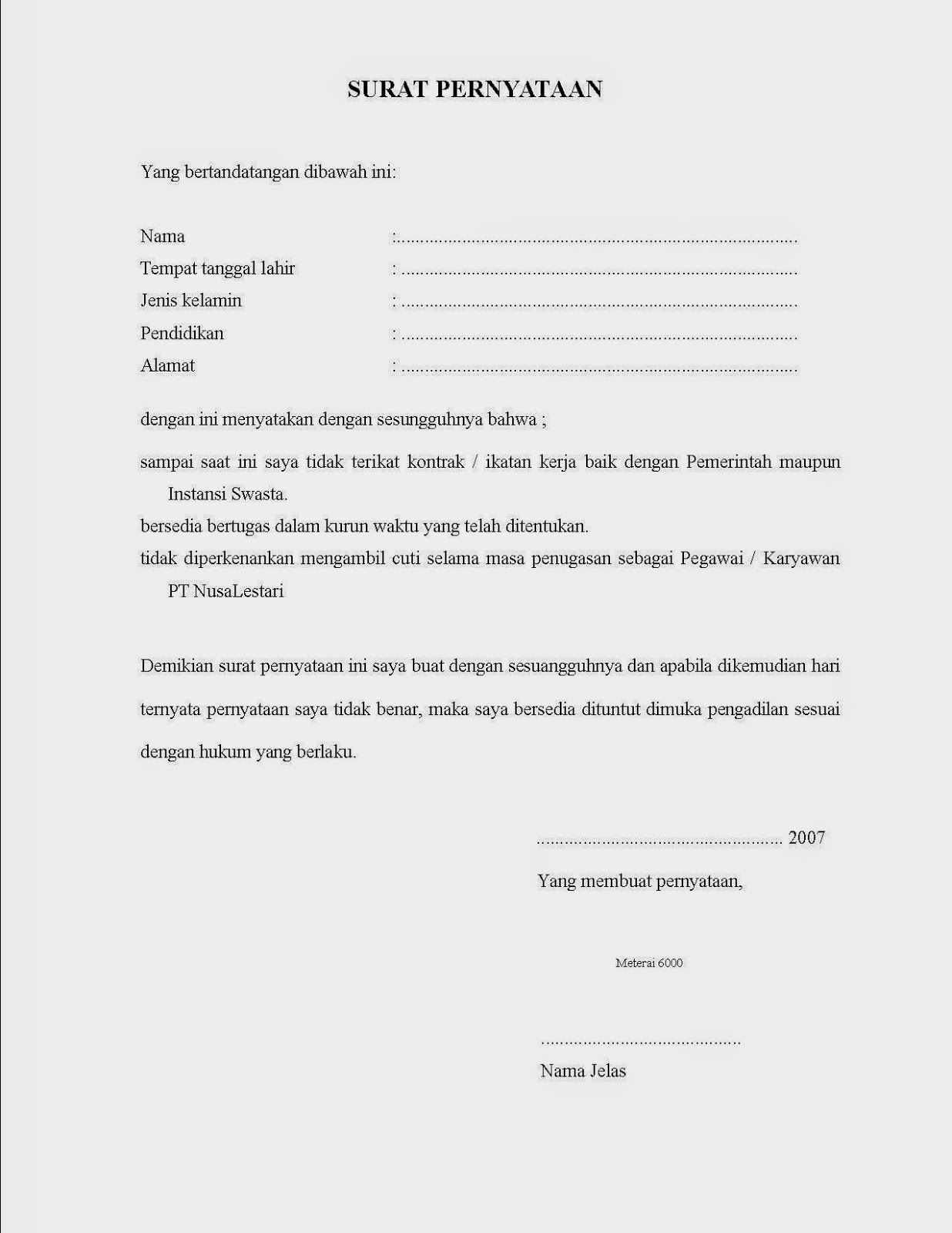 contoh surat pernyataan perjanjian wood scribd indo contoh surat pernyataan perjanjian wood scribd indo