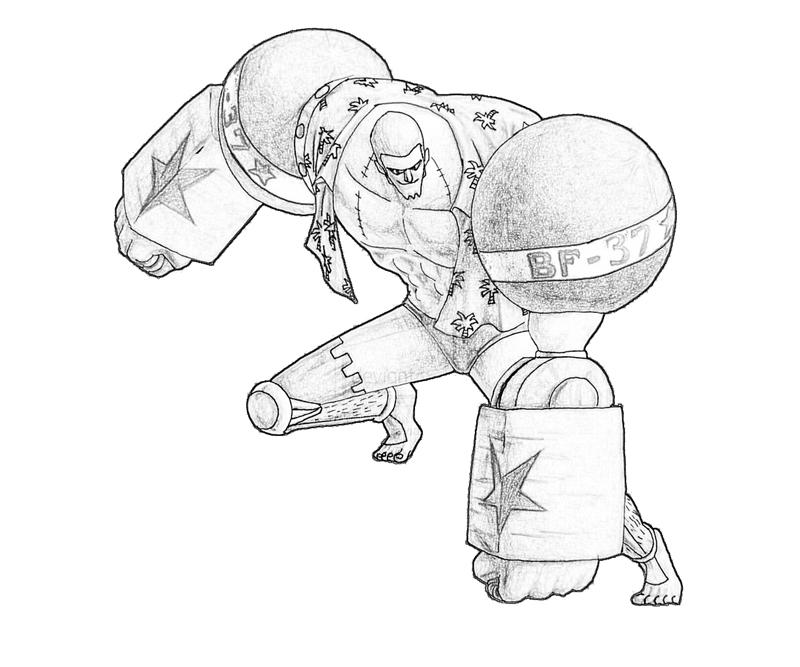 Franky One Piece Coloring Pages Coloring Pages