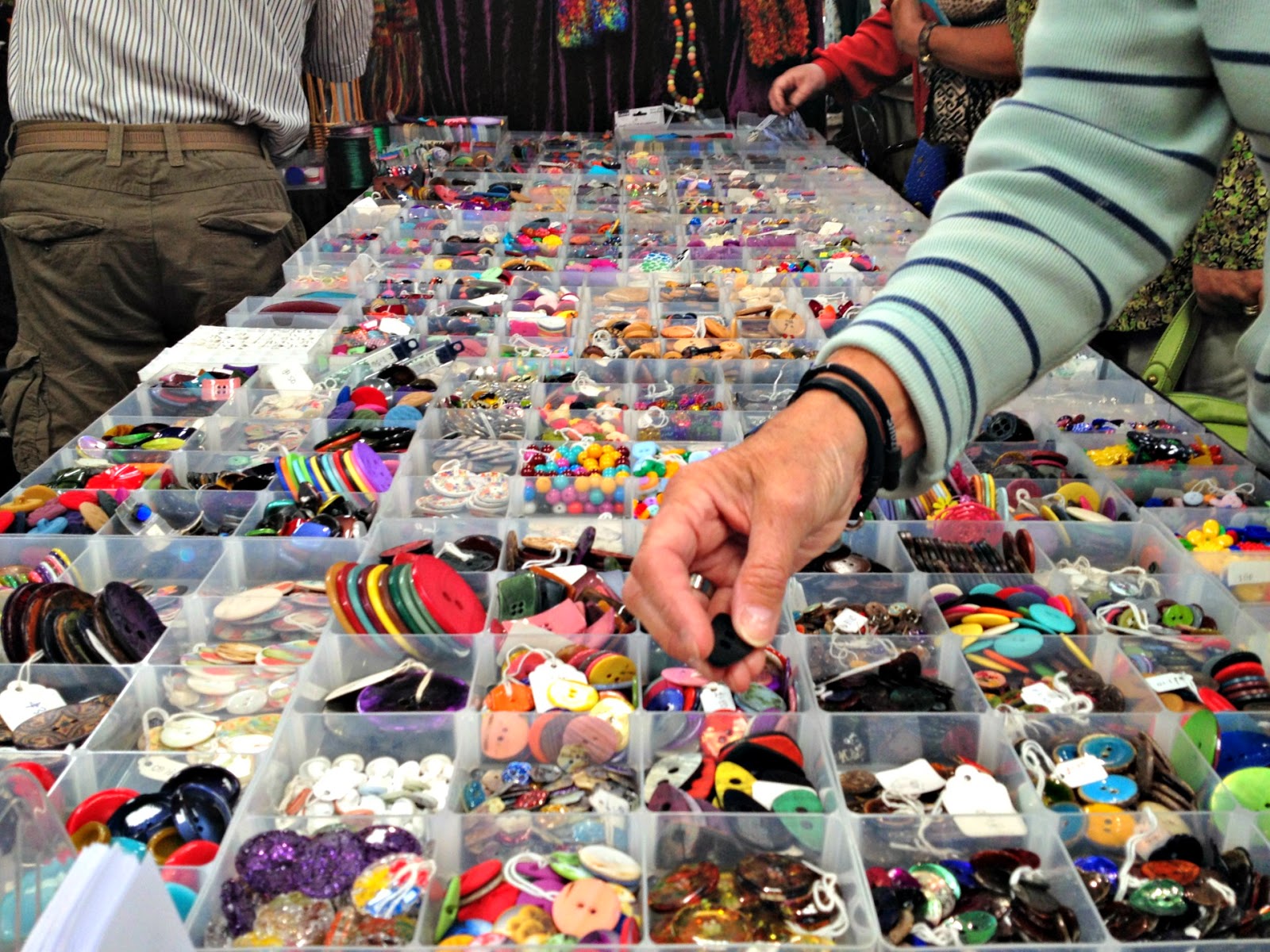 buttons at woolfest