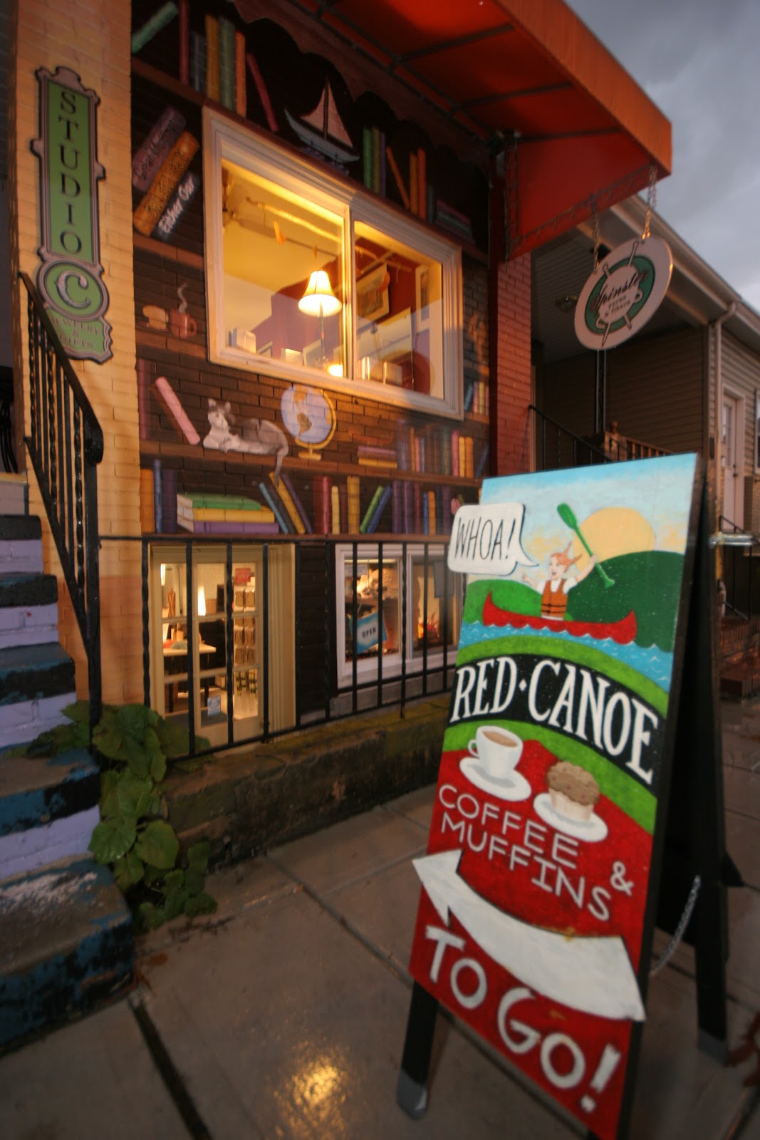 Hamilton Lauraville Main Street News Red Canoe Bookstore Cafe Now