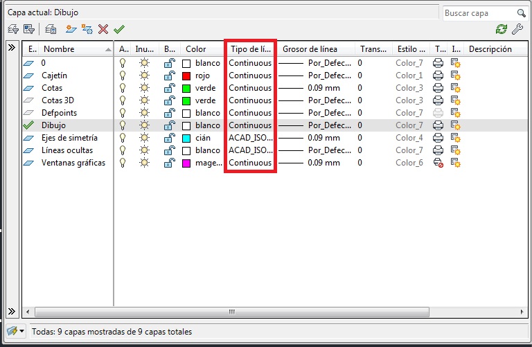 Crear Una Nueva Capa En Autocad