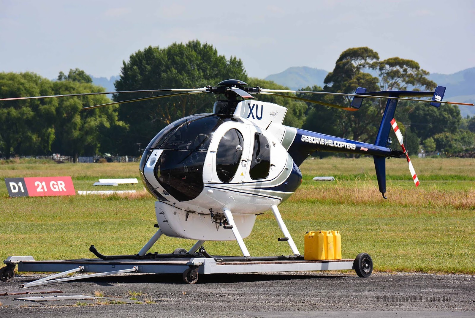 NZ Civil Aircraft Helicopters at Gisborne