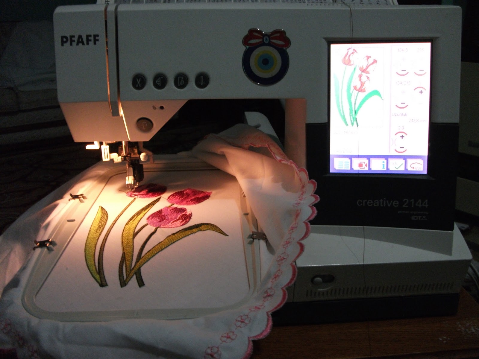 Pfaff 2144 Hanımeli Piko Çeyiz