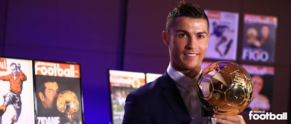Oficial: Cristiano Ronaldo es Balón de Oro 2016