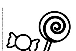 Mewarnai Dan Menggambar Gambar Lolipop Untuk Mewarnai