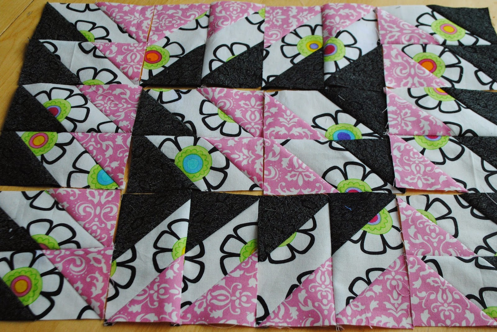 Craftication Bonnie Hunter Mystery Quilt Grand Illusion Step 2