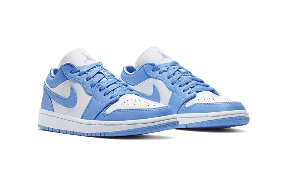 Air Jordan 1 Low พร้อม รายละเอียดจุดเด่น "UNC" ที่คมชัด