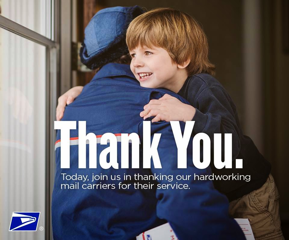 365 Letters Thank A Mail Carrier Day!