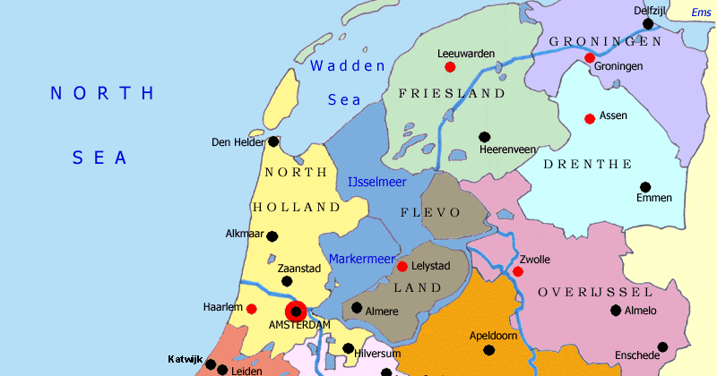 Holanda Mapa Europa / Holanda Mapa Europa | Mapa : Compartir cualquier