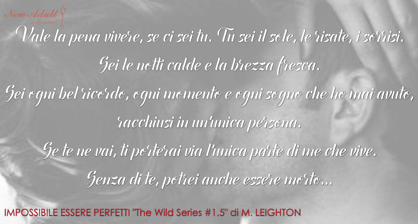 New Adult e dintorni Recensione IMPOSSIBILE ESSERE PERFETTI