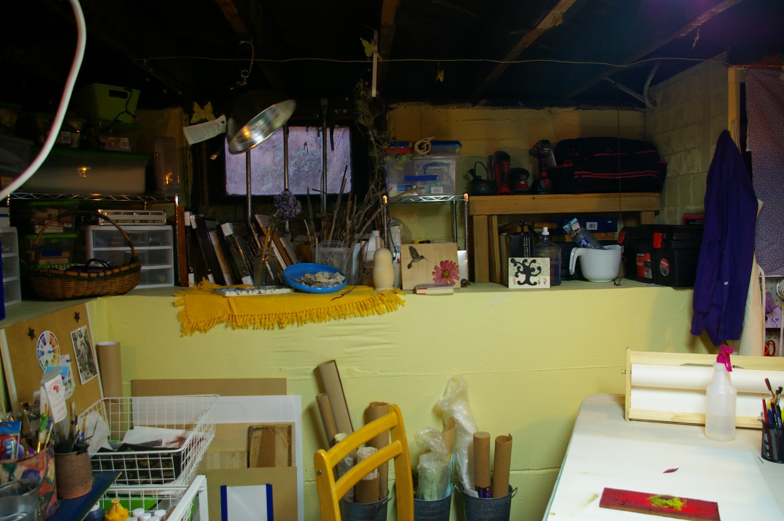 simple joys & muses Basement Artist Studio