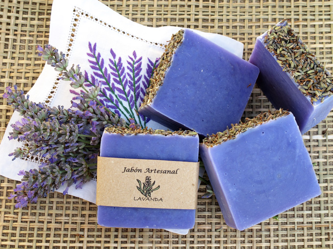 jabon artesanal de lavanda