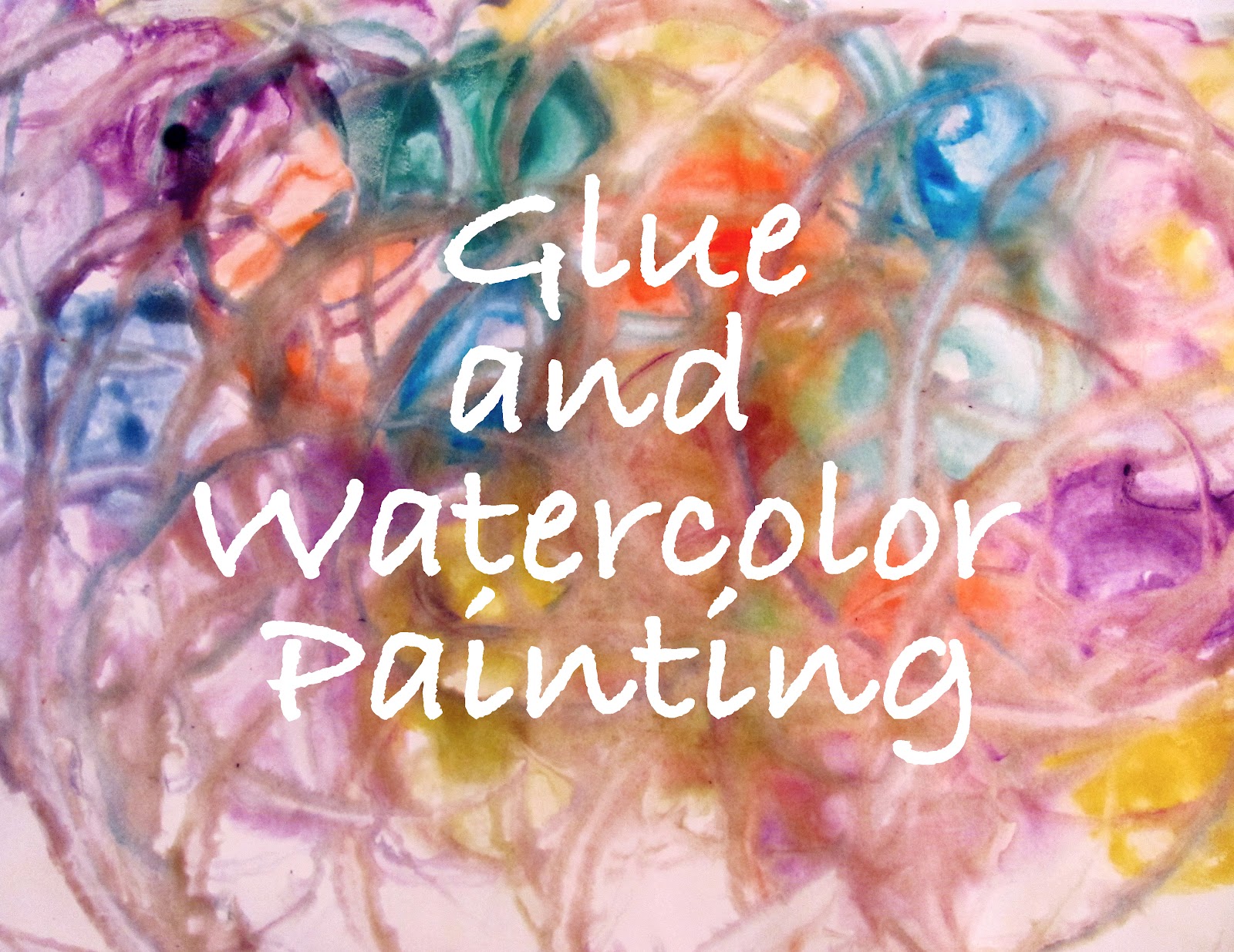 The Chocolate Muffin Tree Glue and Watercolor Painting Experiment