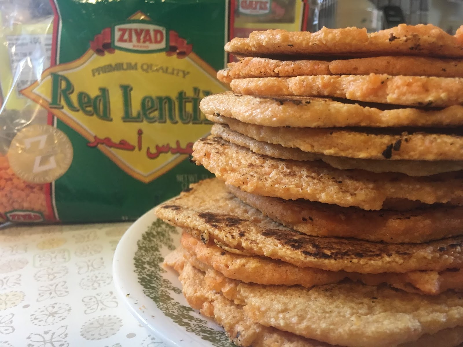 Under the Median My Experience Making Two Ingredient Red Lentil Flatbread