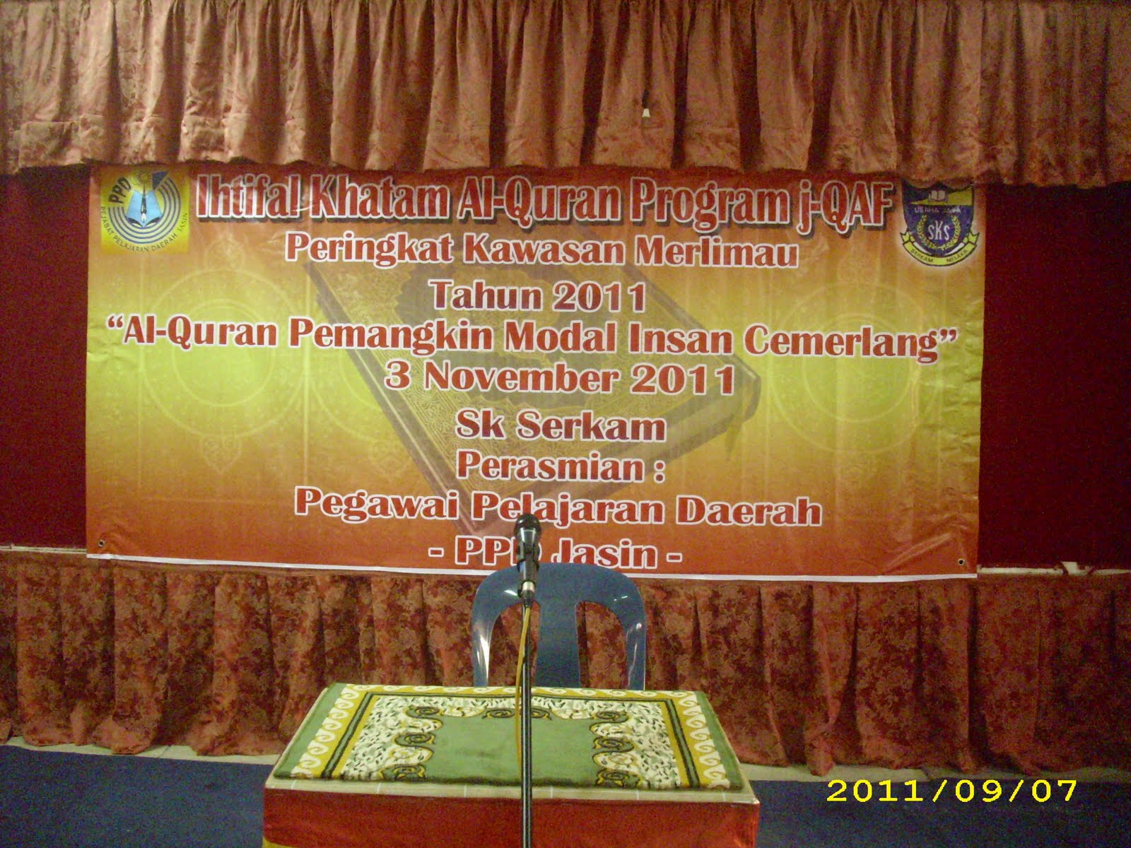 Teks Ucapan Perasmian Khatam Alquran Jqaf Sk Parit