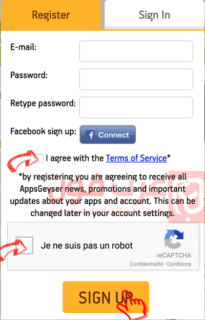 ملأ المعلومات الشخصية