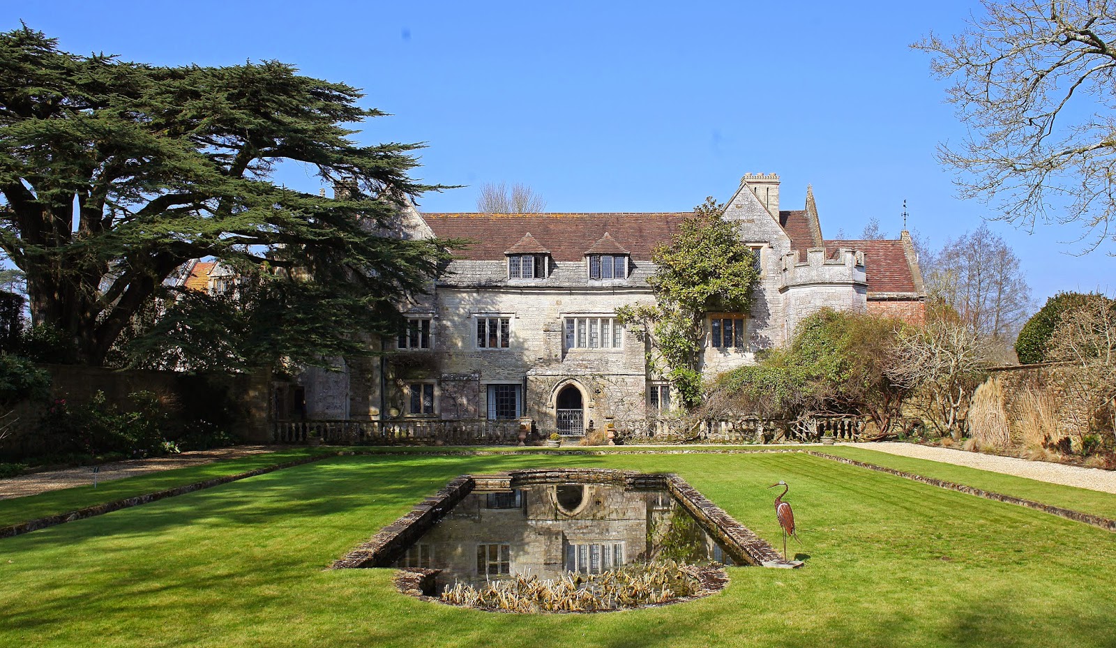 Pittsburgher in UK Athelhampton House and Gardens, a spectacular 15th