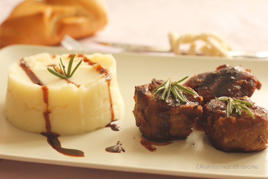 Solomillo de cerdo con miel y jengibre