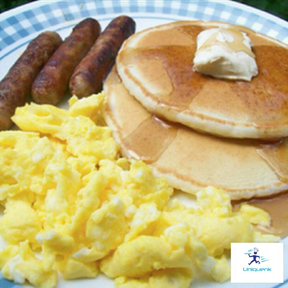 PANCAKES WITH SCRAMBLED EGGS Unique Nigerian Kitchen