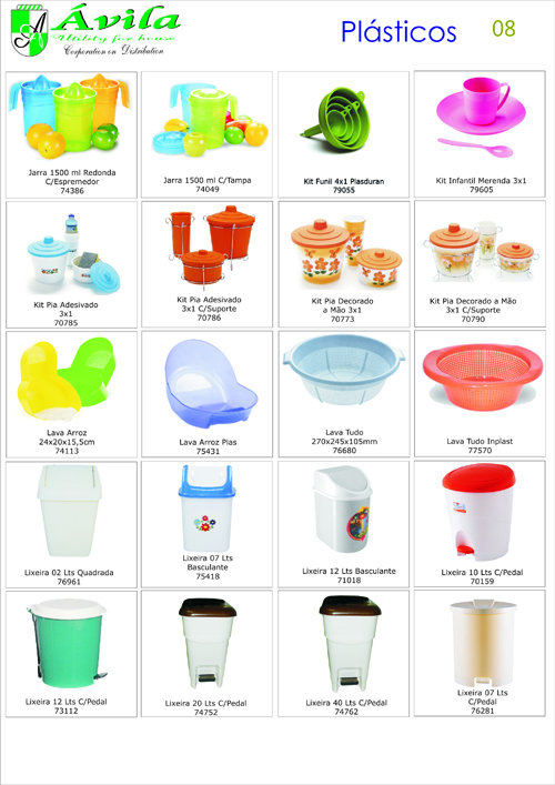 Ávila Plástico Catálogo . Ávila Distribuidora
