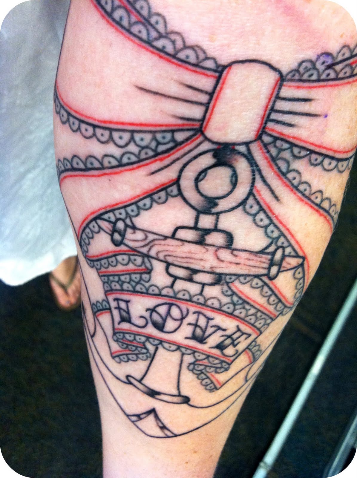My Tattoo Designs: Anchor Heart Tattoo