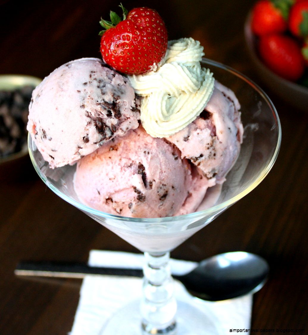 the vegan chickpea Strawberry Chocolate Chip Ice Cream with