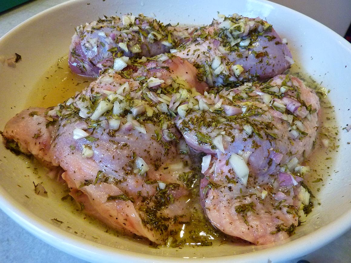 Living the life in SaintAignan Tarragon turkey with salsify roots