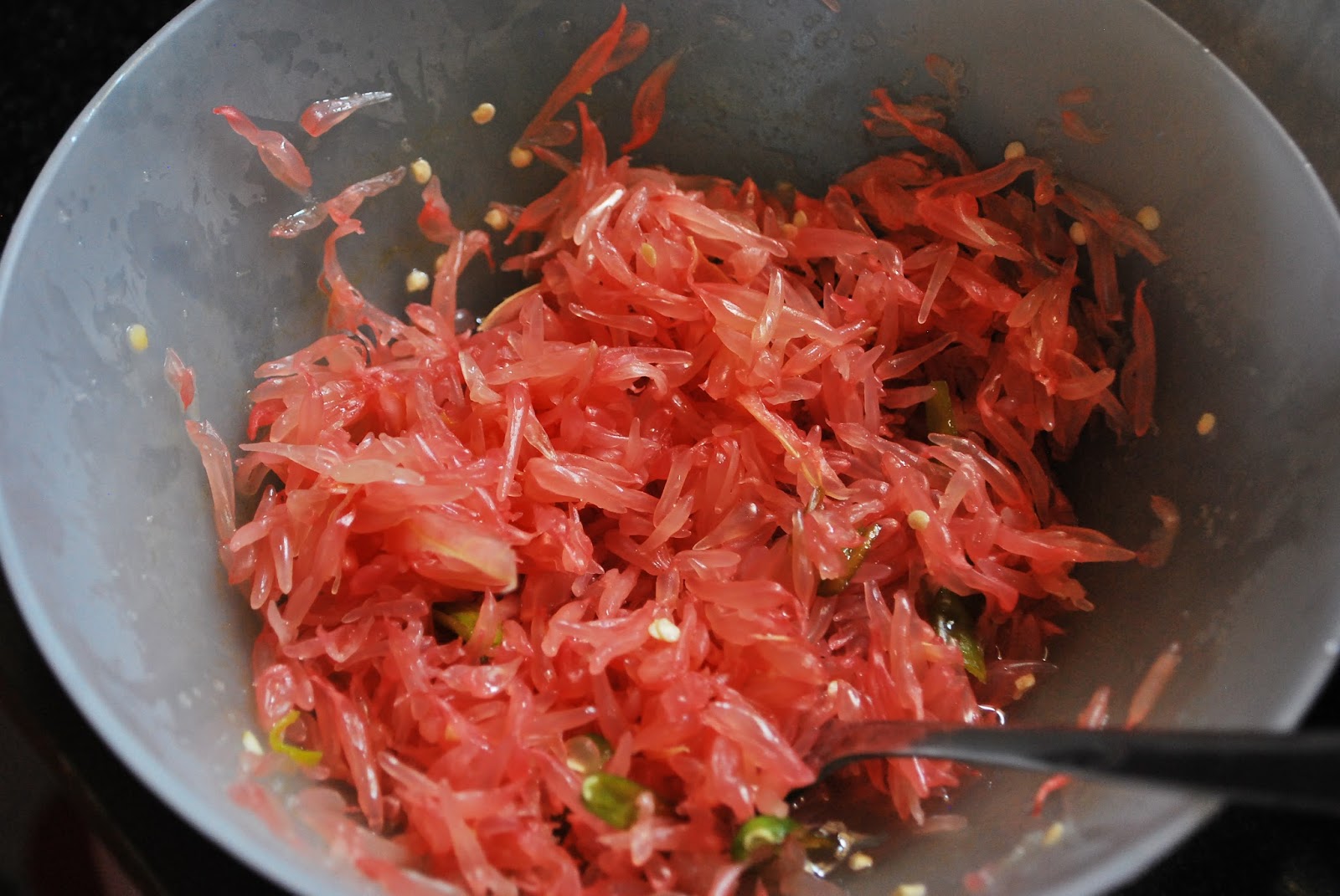 Spicy Pomelo Salad Recipe from my childhood!!