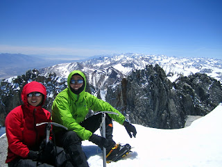 At the summit of Split Mountain.